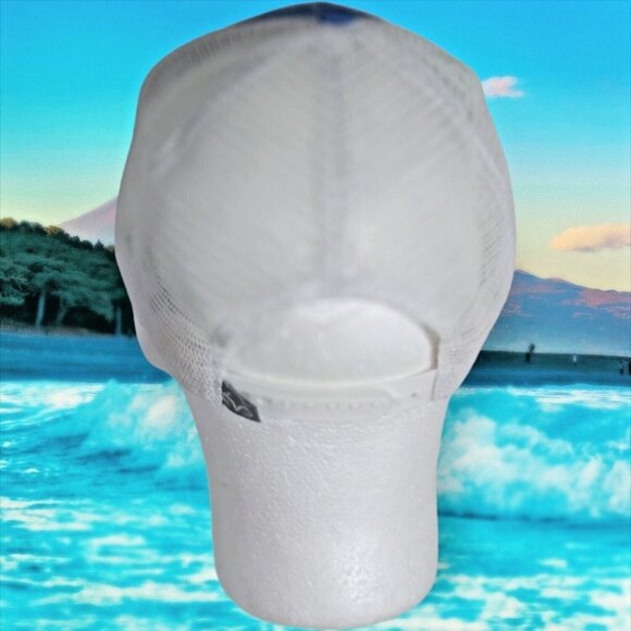 RealTree Bass Truckers Cap Snapback Meshback Blue Baseball Hunting Sports Hat - Picture 5 of 16